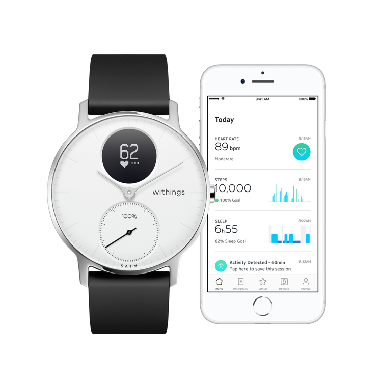 withings steel white