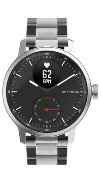 Mynd Withings 20mm Oyster Silfur ól