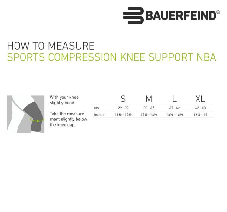 Mynd Bauerfeind Sport Compression hnéhlíf NBA