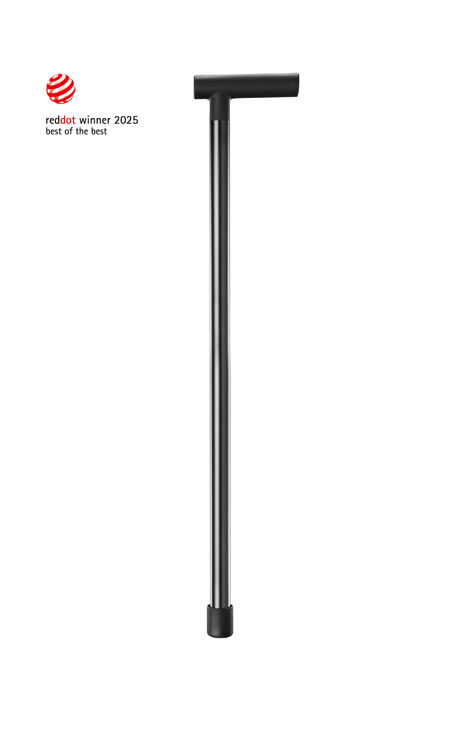 Mynd Vitility ID stafur Charcoal black - Small 75cm