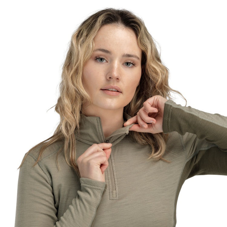 Mynd Tufte Polar Merino peysa hálfrennd kvenna