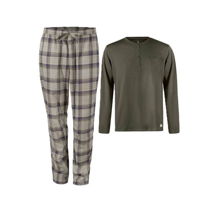 Mynd Tufte Owl bambus náttföt karla