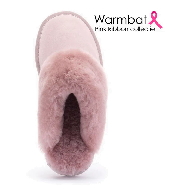 Mynd Warmbat Flurry inniskór Pink Ribbon