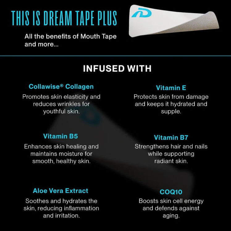 Mynd Dream Recovery munnplástrar Plus