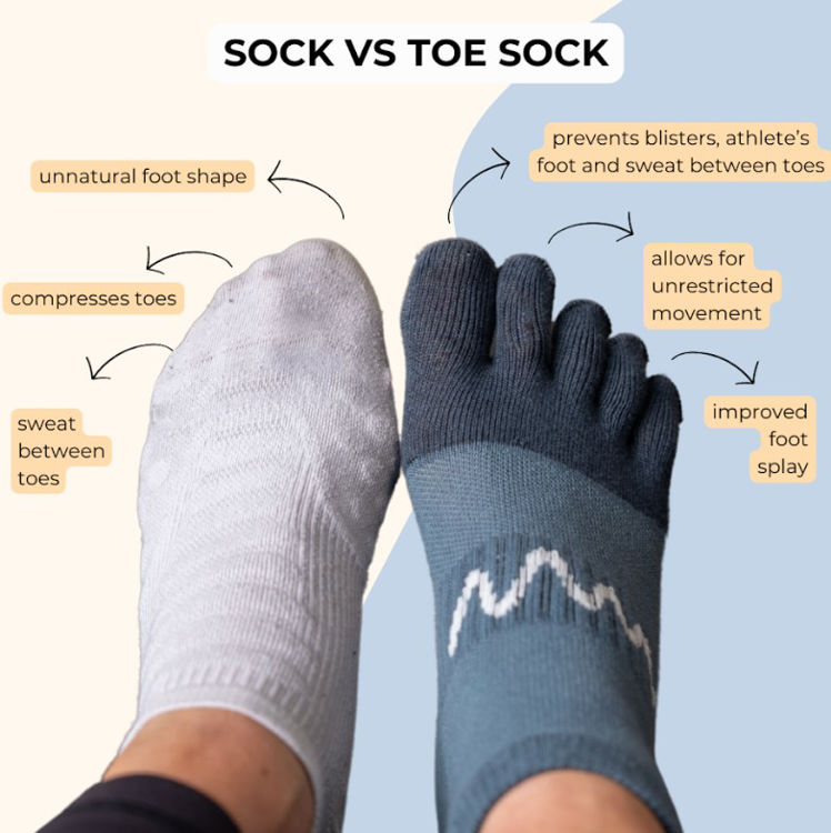 Mynd The Toe Spacer tásusokkar með gripi