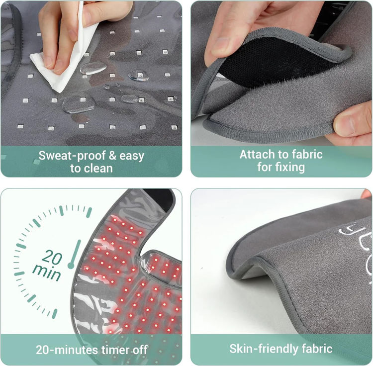 Mynd Comfytemp infrarauður hitapúði fyrir háls og herðar