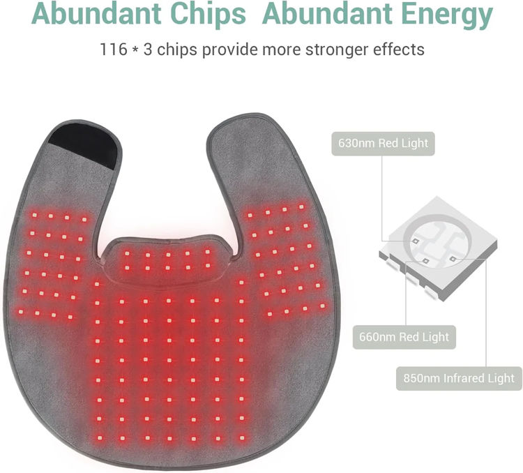 Mynd Comfytemp infrarauður hitapúði fyrir háls og herðar
