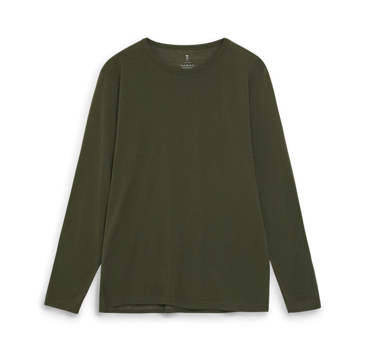 Mynd Tufte Clover Merino bolur síðerma herra