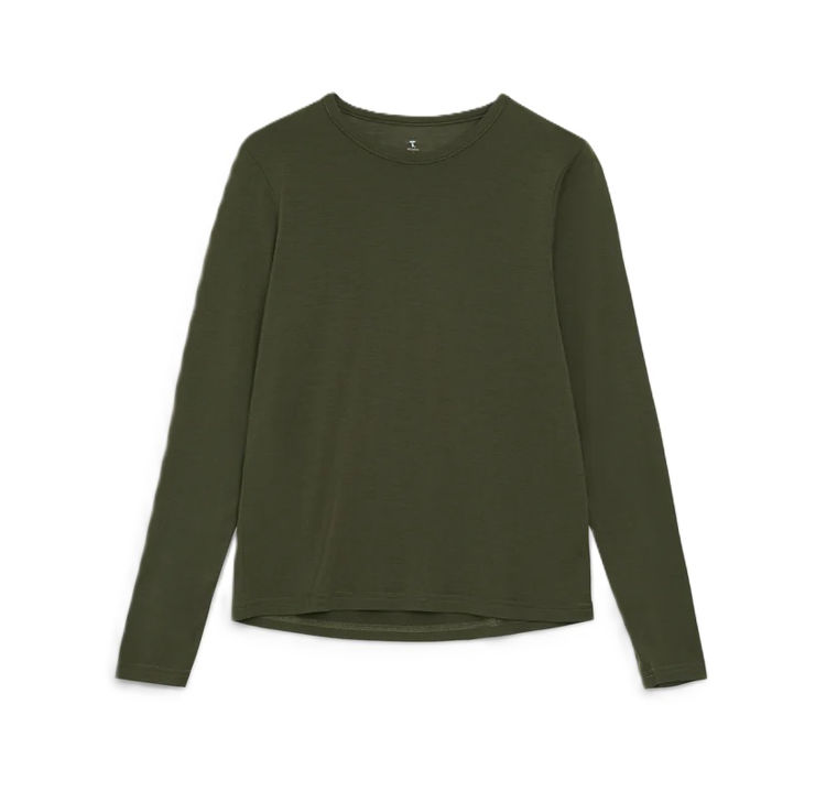 Mynd Tufte Clover Merino bolur síðerma kvenna