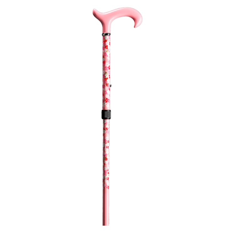 Mynd Derby stafur Pink Flower